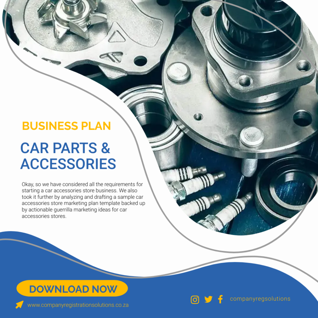 car accessories business plan